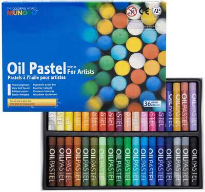 Mungyo Oil Pastel 36 Colours | Reliance Fine Art |Pastels