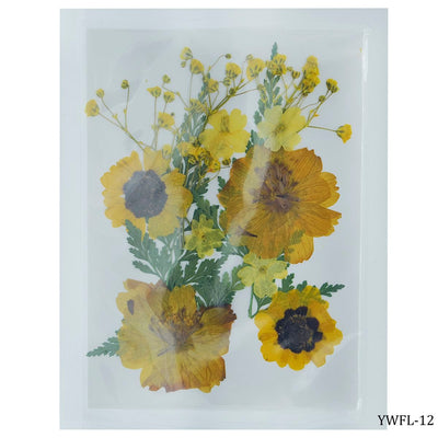 Natural Dried Flowers For Resin Art 12pcs (YWFL-12) | Reliance Fine Art |Resin and Fluid ArtTexture mediums for Resin and Fluid Art