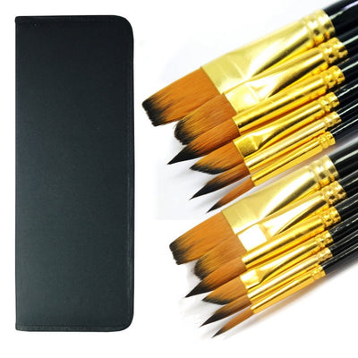 Painting Fine Art Brush Set of 12 Pcs With Bag (BM-A0085) | Reliance Fine Art |Brush Sets