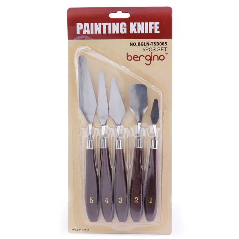 PAINTING KNIFE STEEL SET OF 5 | Reliance Fine Art |Art Tools & AccessoriesRGM Knives