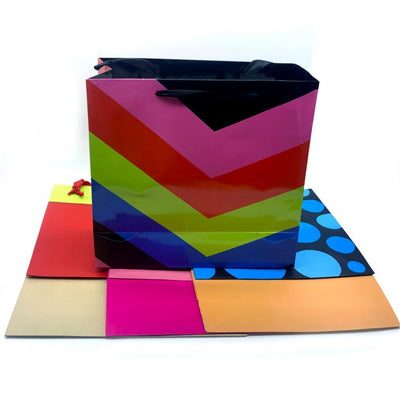 Paper Bag Fancy Design Big Square 12x12 (PBFD12X12) | Reliance Fine Art |Art Tools & Accessories