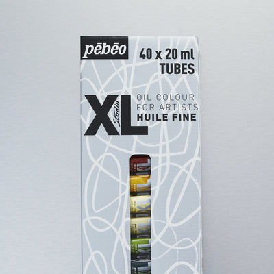 Pebeo Studio XL Fine Oil Colour Set of 40 Shades x 20ml | Reliance Fine Art |Oil Paint SetsPaint Sets