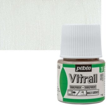 Pebeo Vitrail 45 ML Glass Colour Pearl (39) | Reliance Fine Art |Glass & Silk ColoursPebeo Vitrail Glass Colours