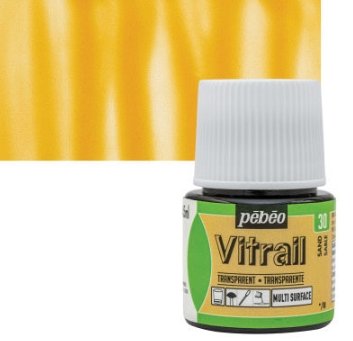 Pebeo Vitrail 45 ML Glass Colour Sand (30) | Reliance Fine Art |Glass & Silk ColoursPebeo Vitrail Glass Colours