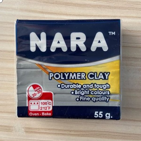 Polymer Clay Metallic Grey 25 (55 gms) | Reliance Fine Art |ClayPolymer Clay