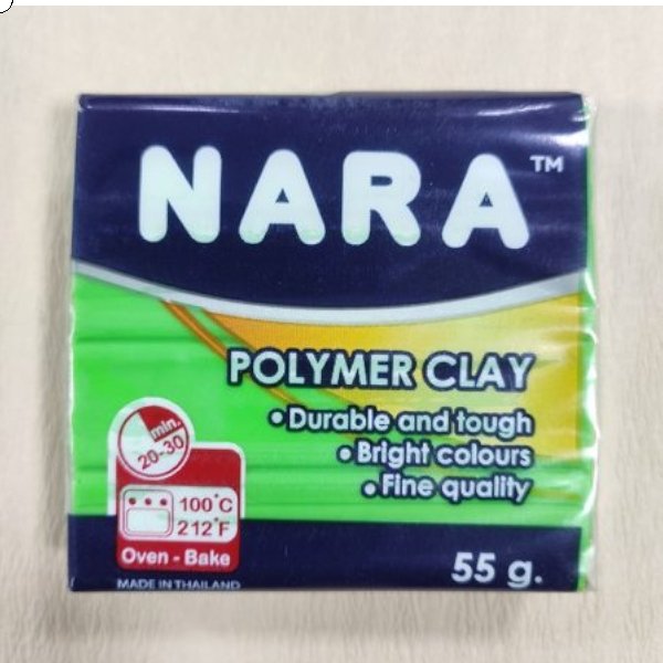 Polymer Clay Neon Green 53 (55 gms) | Reliance Fine Art |ClayPolymer Clay