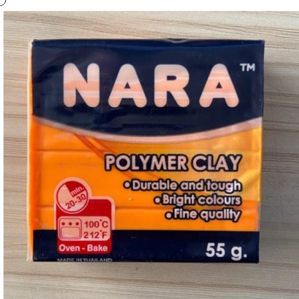 Polymer Clay Neon Orange 51 (55 gms) | Reliance Fine Art |ClayPolymer Clay