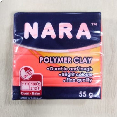 Polymer Clay Neon Red 50 (55 gms) | Reliance Fine Art |ClayPolymer Clay