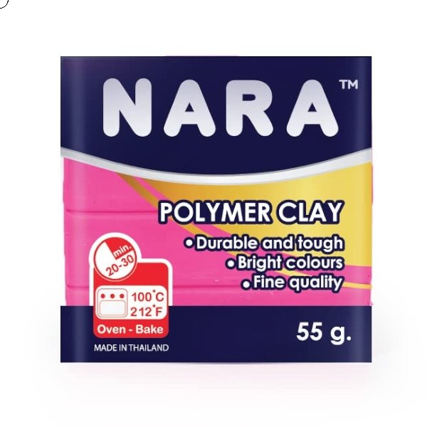 Polymer Clay Rose Pink 05 (55 gms) | Reliance Fine Art |ClayPolymer Clay