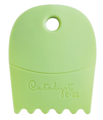 PRINCETON : CATALYST CONTOUR PAINTING TOOL : GREEN 22 (C-22) | Reliance Fine Art |Painting Knives & SpatulasPrinceton Catalyst Tools