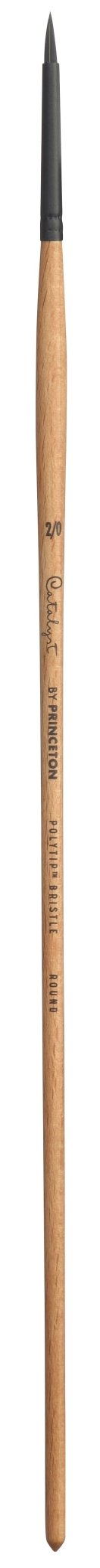 Princeton Catalyst Polytip Brush Round Size 2/0 (P6400R20), Brushes for Acrylic and Oil | Reliance Fine Art |Oil BrushesOil Paint BrushesPrinceton Catalyst Polytip Brushes
