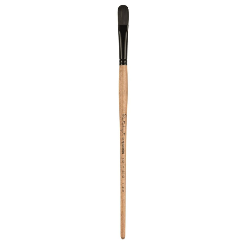 Princeton Catalyst Polytip Brush Synthetic Filbert Long Handle Size:4 (P6400FB4),Brush for Acr n Oil | Reliance Fine Art |Oil BrushesOil Paint BrushesPrinceton Catalyst Polytip Brushes