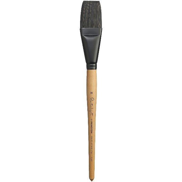 Princeton Catalyst Polytip Brush Synthetic Flat Long Handle Size 20 (P6400F20),Brush for Acr n Oil | Reliance Fine Art |Oil BrushesOil Paint BrushesPrinceton Catalyst Polytip Brushes