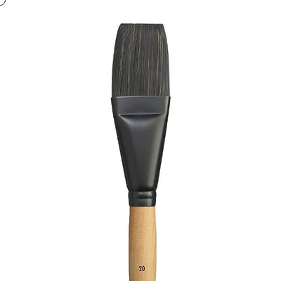 Princeton Catalyst Polytip Brush Synthetic Flat Long Handle Size 20 (P6400F20),Brush for Acr n Oil | Reliance Fine Art |Oil BrushesOil Paint BrushesPrinceton Catalyst Polytip Brushes