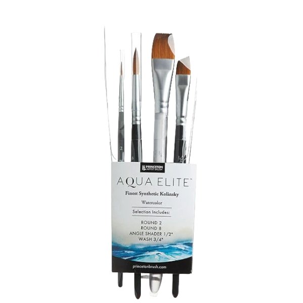 PRINCETON ELITE PROFESSIONAL SH SET OF 4 (P4850SET400) | Reliance Fine Art |Princeton Neptune BrushesWatercolour Brushes