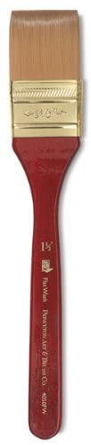 PRINCETON HERITAGE SH FLAT WASH BRUSH Size 1.5 Inch (4050FW-1.5) | Reliance Fine Art |Princeton Heritage BrushesWatercolour Brushes
