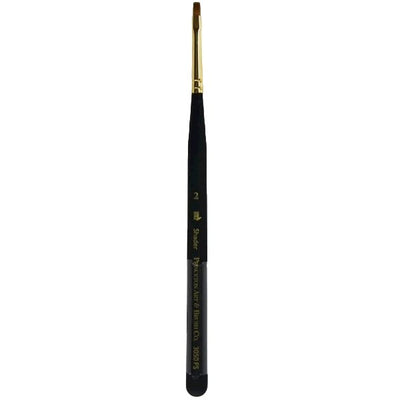 PRINCETON MINI-DETAILER SYN SABLE SH FLAT SHADER SZ 2 (P3050FS2) | Reliance Fine Art |Acrylic BrushesAcrylic Paint BrushesPrinceton Mini-Detailer Brushes