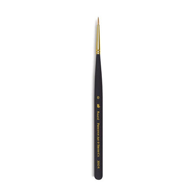 PRINCETON MINI-DETAILER SYN SABLE SH ROUND SIZE 0 (P3050R0) | Reliance Fine Art |Acrylic BrushesAcrylic Paint BrushesPrinceton 3050 Mini Detailer Brushes