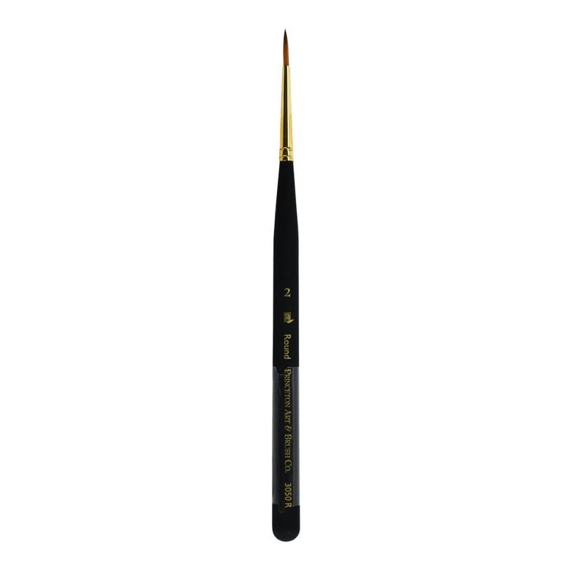 PRINCETON MINI-DETAILER SYN SABLE SH ROUND SIZE 2 (P3050R2) | Reliance Fine Art |Acrylic BrushesAcrylic Paint BrushesPrinceton 3050 Mini Detailer Brushes