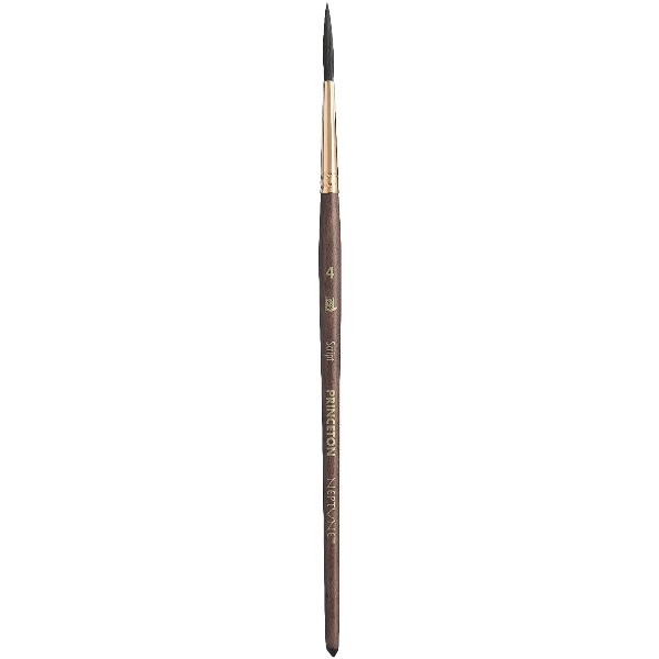 PRINCETON NEPTUNE SH LINER BRUSH Size 4 SYNTHETIC SQUIRREL HAIR (P4750SC4) | Reliance Fine Art |Princeton Neptune BrushesWatercolour Brushes