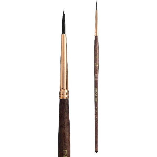 PRINCETON NEPTUNE SH ROUND BRUSH Size 2 SYNTHETIC SQUIRREL HAIR (P4750R2) | Reliance Fine Art |Princeton Neptune BrushesWatercolour Brushes