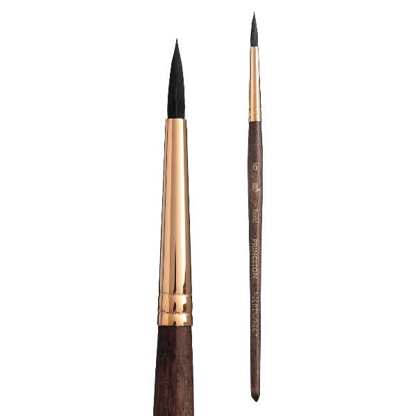 PRINCETON NEPTUNE SH ROUND BRUSH Size 6 SYNTHETIC SQUIRREL HAIR (P4750R6) | Reliance Fine Art |Princeton Neptune BrushesWatercolour Brushes