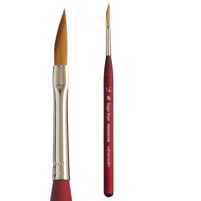 PRINCETON VELVETOUCH SH MINI DAGGER STRIP Size 1/4IN (3950MDG-025) | Reliance Fine Art |Acrylic Paint BrushesPrinceton Velvetouch Brushes