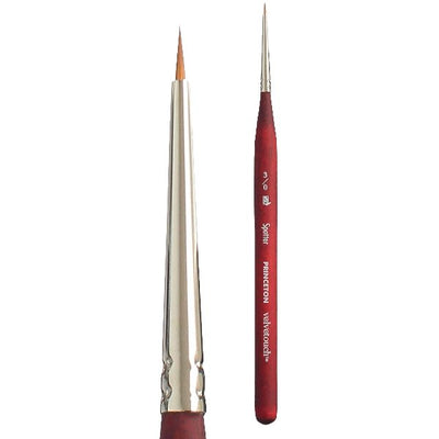 PRINCETON VELVETOUCH SH MINI SPOTTER Size 3/0 (3950MSP-3/0) | Reliance Fine Art |Acrylic Paint BrushesPrinceton Velvetouch Brushes