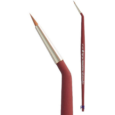 PRINCETON VELVETOUCH SH MINI TIGHT SPOT Size 3/0 (3950MTS-3/0) | Reliance Fine Art |Acrylic Paint BrushesPrinceton Velvetouch Brushes
