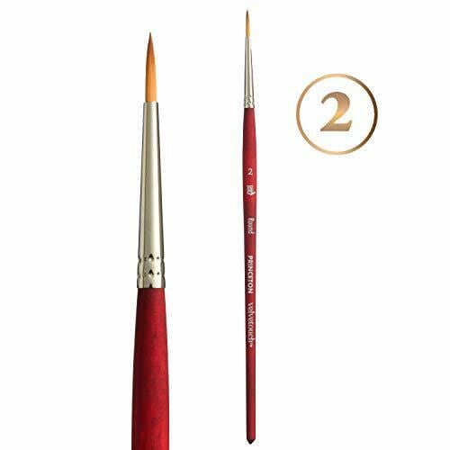 Princeton Velvetouch Synthetic, Brush Round Size 2 (P3950R2) | Reliance Fine Art |Acrylic Paint BrushesPrinceton Velvetouch Brushes