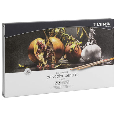 Rembrandt Artists Polycolor Pencils Set of 72 in Metal Box (L2001720) | Reliance Fine Art |Sketching Pencils Sets