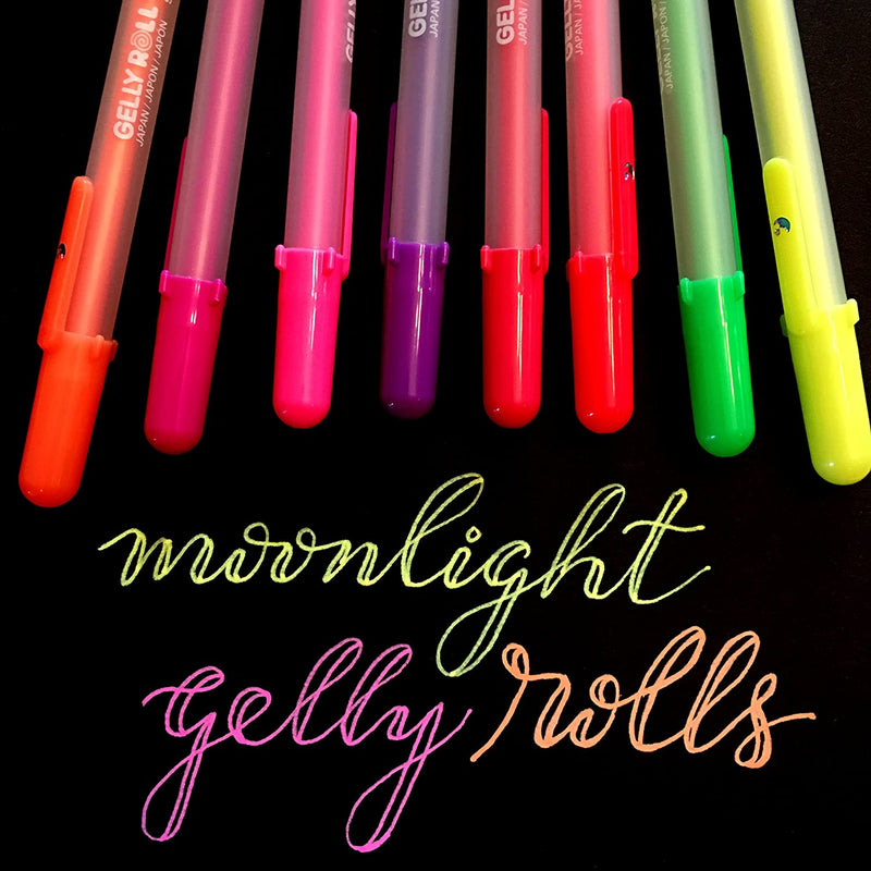 SAKURA Gelly Roll Moonlight Pens Set of 10 Colors | Reliance Fine Art |Illustration Pens & Brush Pens
