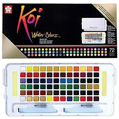 Sakura Koi Water Color Cakes 72 Shades | Reliance Fine Art |Paint SetsWatercolor Paint Sets