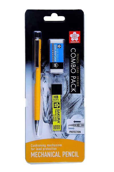 Sakura Mechanical Pencil 0.3mm (HB) Combo Pack | Reliance Fine Art |Technical Pens & Pencils
