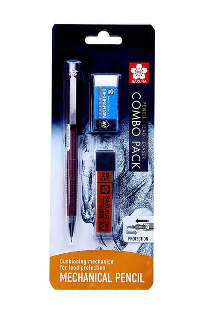 Sakura Mechanical Pencil 0.5mm Combo Pack (2b) | Reliance Fine Art |Technical Pens & Pencils