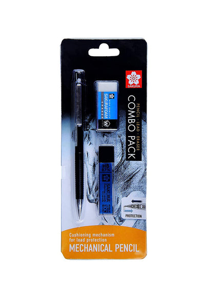 Sakura Mechanical Pencil 0.7mm (HB) Combo Pack - reliancefineart.com