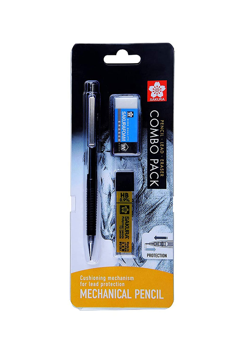 Sakura Mechanical Pencil 0.9mm (HB) Combo Pack | Reliance Fine Art |Technical Pens & Pencils