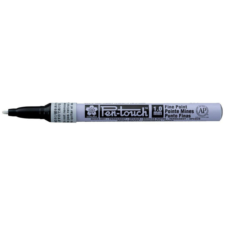 SAKURA PEN-TOUCH WHITE 1.0MM | Reliance Fine Art |MarkersPaint MarkersTechnical Pens & Pencils
