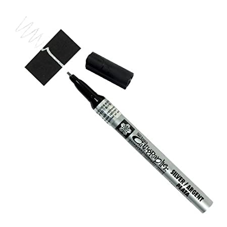 Sakura Pentouch Calligrapher 1.8mm Silver | Reliance Fine Art |Calligraphy & LetteringMarkersPaint Markers