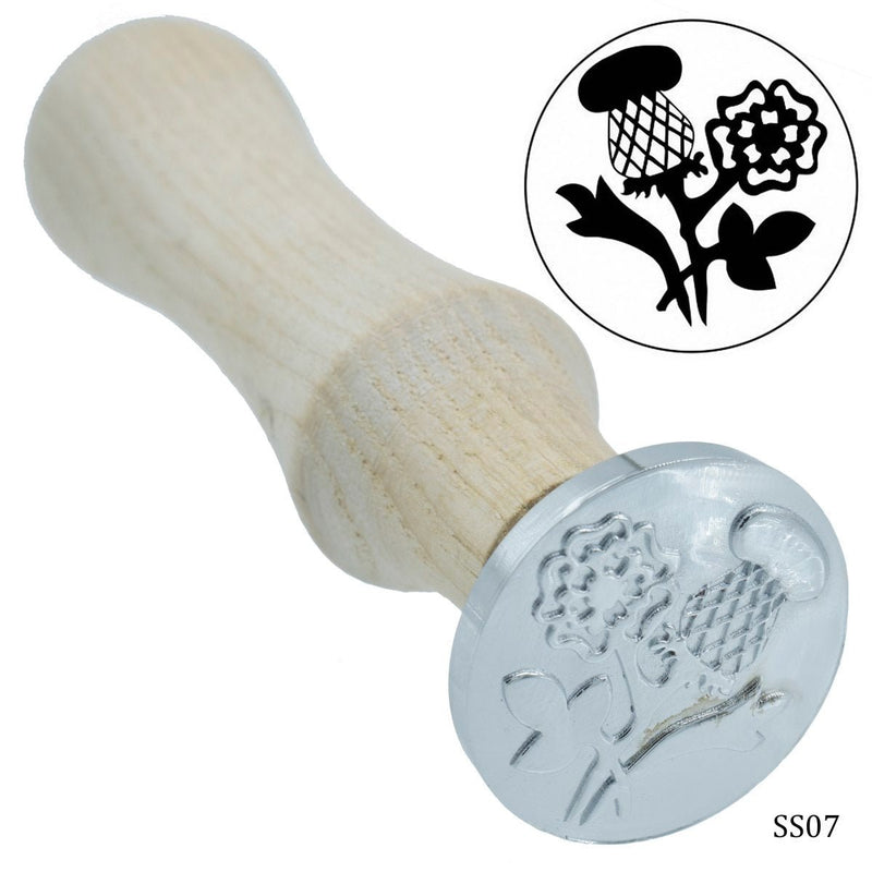 Sealing Stamp 1 Flower with Leaf (SS07) | Reliance Fine Art |Wax Seals