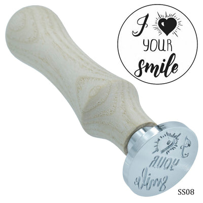 Sealing Stamp I love Your Smile (SS08) | Reliance Fine Art |Wax Seals