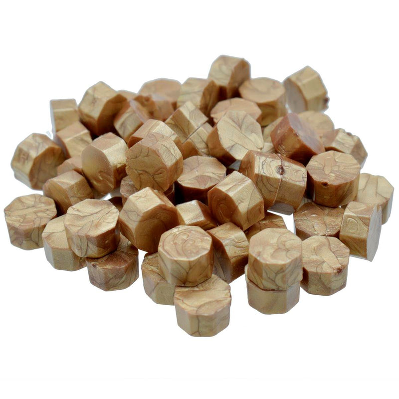 Sealing Wax Beads - Metallic Bronze (CWB204) Pack of 70-75 beads-25gms | Reliance Fine Art |Wax Beads