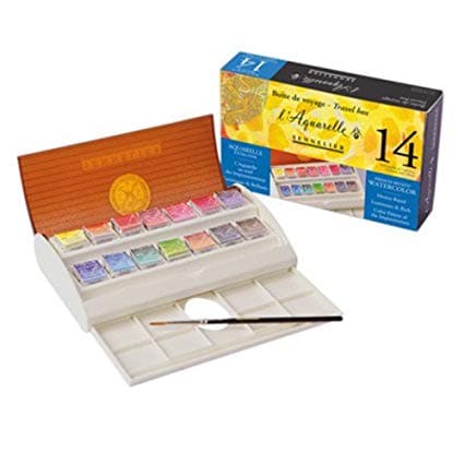 Sennelier Aquarelle Watercolour Pans Of 14 | Reliance Fine Art |Paint SetsWatercolor Paint Sets