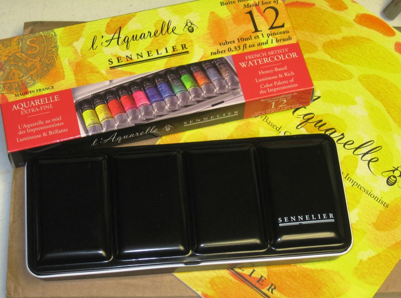 Sennelier Aquarelle Watercolour Tubes Of 12 | Reliance Fine Art |Paint SetsWatercolor PaintWatercolor Paint Sets