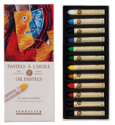 Sennelier Artist Oil Pastel Set Of 12 | Reliance Fine Art |Pastels