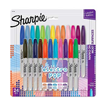 Sharpie Fine Electro Pop set of 24 (SAN 1927350) | Reliance Fine Art |Markers