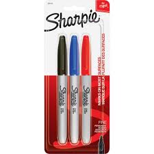 SHARPIE FINE MARKER SET OF 3 (SAN 30173PP) | Reliance Fine Art |Illustration Pens & Brush PensMarkers