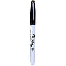 SHARPIE MARKER FINE TIP - BLACK (SAN 30051) | Reliance Fine Art |Illustration Pens & Brush PensMarkers