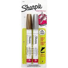 SHARPIE PAINT MARKER GOLD & SILVER 2/PK (SAN 34968PP) | Reliance Fine Art |Illustration Pens & Brush PensMarkersPaint Markers