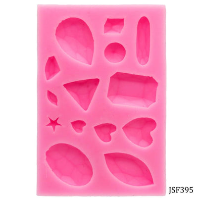 Silicone Mould 14 Design Crystal Diamond (JSF395) | Reliance Fine Art |Moulds & Surfaces for Resin and Fluid ArtResin and Fluid Art